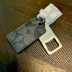 NEW Coach Bottle Opener Keychain